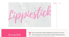 Desktop Screenshot of lippiestick.blogspot.com