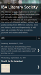 Mobile Screenshot of ibaliterary.blogspot.com