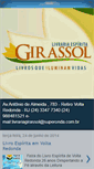 Mobile Screenshot of livrariagirassol.blogspot.com