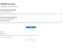 Tablet Screenshot of mhscouncil.blogspot.com