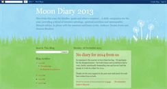 Desktop Screenshot of cardiffmoondiary.blogspot.com