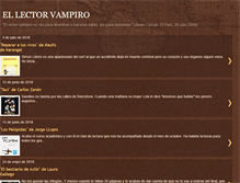 Tablet Screenshot of lectorvampiro.blogspot.com