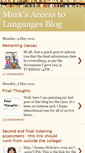 Mobile Screenshot of accesstolanguages.blogspot.com