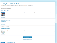 Tablet Screenshot of collagedivitaearte.blogspot.com