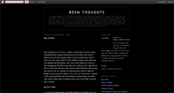 Desktop Screenshot of bdsmthoughts.blogspot.com