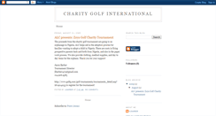 Desktop Screenshot of charitygolfinternational.blogspot.com