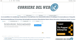 Desktop Screenshot of corrieredelweb.blogspot.com