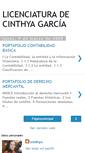 Mobile Screenshot of licenciaturadecinthyagarcia.blogspot.com