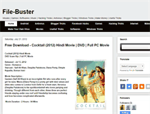 Tablet Screenshot of file-buster.blogspot.com