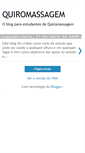 Mobile Screenshot of estudaquiromassagem.blogspot.com