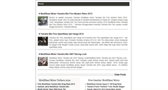 Desktop Screenshot of motormodifikasi2012.blogspot.com