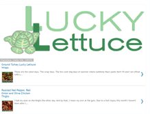 Tablet Screenshot of luckylettuce.blogspot.com