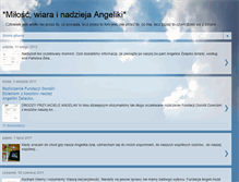 Tablet Screenshot of angelikazelazko.blogspot.com