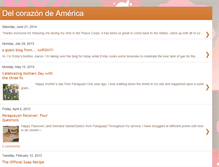 Tablet Screenshot of delcorazondeamerica.blogspot.com