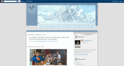 Desktop Screenshot of buildingthefortress.blogspot.com