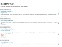 Tablet Screenshot of bloggersvault.blogspot.com