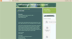 Desktop Screenshot of contemporarychristianmusicmagazine.blogspot.com