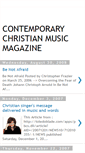 Mobile Screenshot of contemporarychristianmusicmagazine.blogspot.com