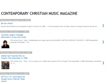 Tablet Screenshot of contemporarychristianmusicmagazine.blogspot.com