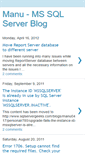 Mobile Screenshot of manu-sqlserverblog.blogspot.com