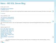 Tablet Screenshot of manu-sqlserverblog.blogspot.com