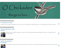 Tablet Screenshot of ochickadee.blogspot.com