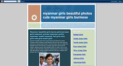 Desktop Screenshot of myanmar-girls9.blogspot.com