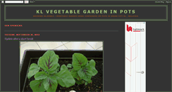 Desktop Screenshot of klvegetablegarden.blogspot.com