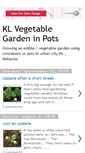 Mobile Screenshot of klvegetablegarden.blogspot.com