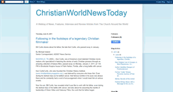 Desktop Screenshot of christianworldnewstoday.blogspot.com