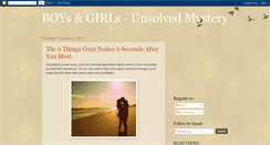 Desktop Screenshot of boysgirlsmystery.blogspot.com