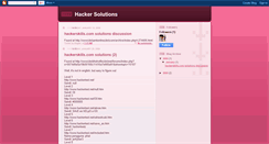 Desktop Screenshot of hackersolutions.blogspot.com