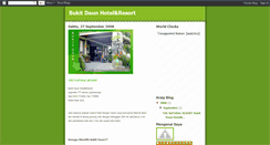 Desktop Screenshot of bukitdaunhotelnresort.blogspot.com