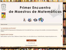 Tablet Screenshot of iencuentrodematematicas.blogspot.com