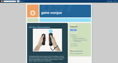 Desktop Screenshot of gamemorgue.blogspot.com