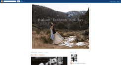 Desktop Screenshot of italianfashionholiday.blogspot.com