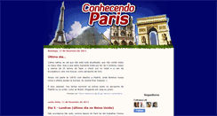 Desktop Screenshot of conhecendoparis.blogspot.com