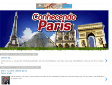 Tablet Screenshot of conhecendoparis.blogspot.com