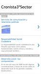 Mobile Screenshot of cronista3sector.blogspot.com