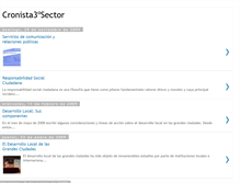 Tablet Screenshot of cronista3sector.blogspot.com