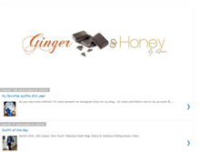 Tablet Screenshot of ginger-chocolateandhoney.blogspot.com