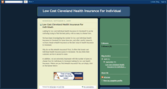 Desktop Screenshot of low-health-insurance-cost-cleveland.blogspot.com