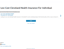 Tablet Screenshot of low-health-insurance-cost-cleveland.blogspot.com