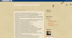 Desktop Screenshot of hightowercortez.blogspot.com