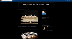 Desktop Screenshot of inlacier32-maquetasdearquitectura.blogspot.com