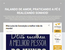 Tablet Screenshot of falandodeamorpraticandoafesonhando.blogspot.com