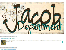 Tablet Screenshot of pdbcjacobdepartment.blogspot.com