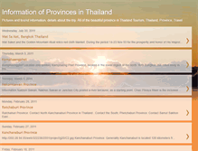 Tablet Screenshot of informationthailandallprovince.blogspot.com