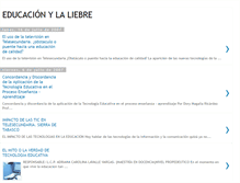 Tablet Screenshot of educacionylaliebre.blogspot.com