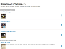 Tablet Screenshot of barcelona-fc-wallpapers.blogspot.com